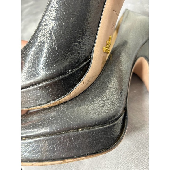 Prada Peeptoe Platform Heels 40 - Picture 16 of 16